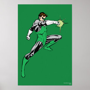 Green Lantern Pointing Ring Poster