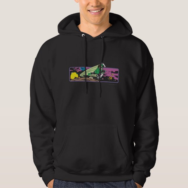 Green Lantern Races Thru Space Hoodie (Front)