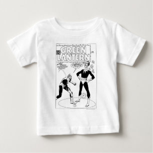 Green Lantern Removes Ring, Black and White Baby T-Shirt