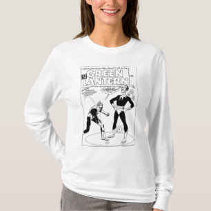 Green Lantern Removes Ring, Black and White T-Shirt