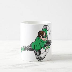 Green Lantern Runs Coffee Mug