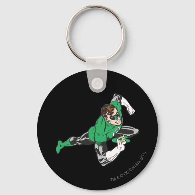 Green Lantern Runs Key Ring (Front)