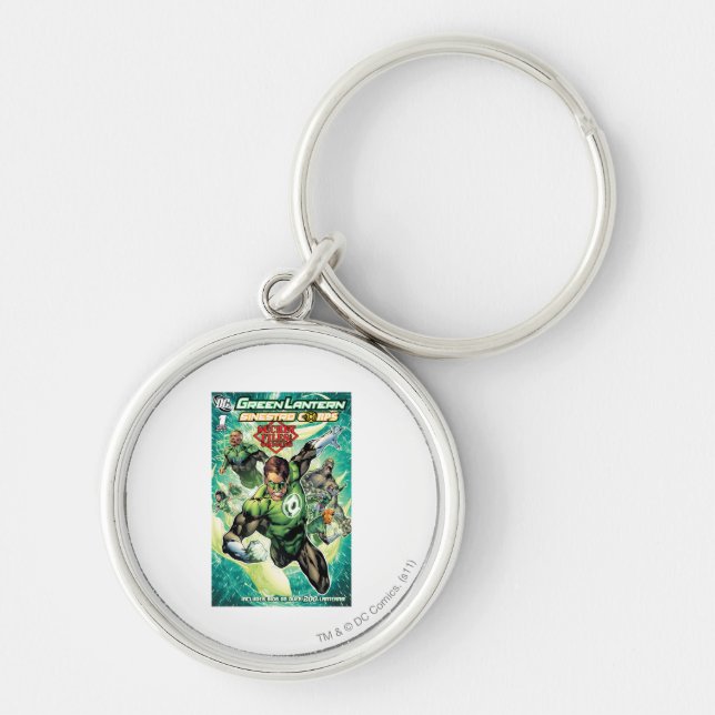 Green Lantern - Secret Files and Origins Cover Key Ring (Front)
