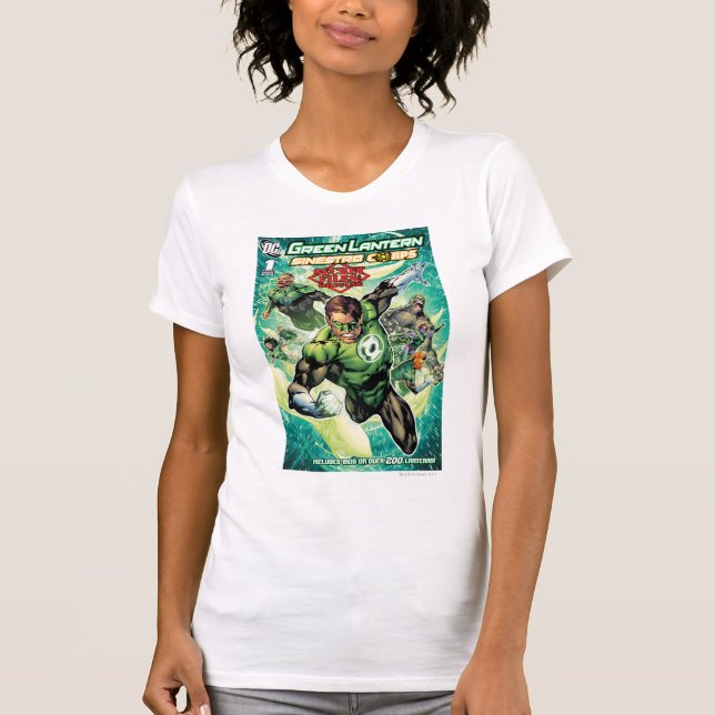 Green Lantern - Secret Files and Origins Cover T-Shirt (Front)
