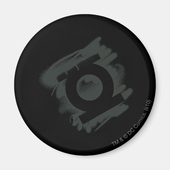 Green Lantern Spray Symbol Magnet (Front)