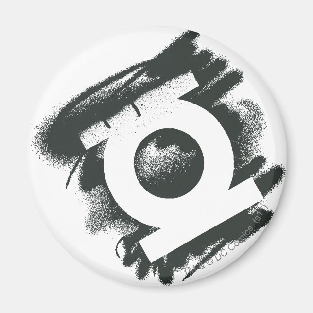 Green Lantern Spray Symbol Magnet (Front)