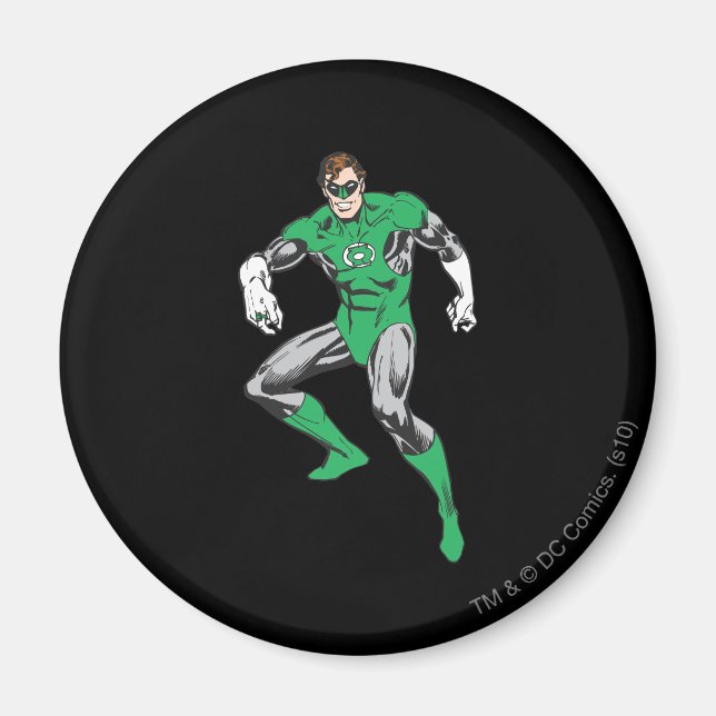 Green Lantern Squats Magnet (Front)