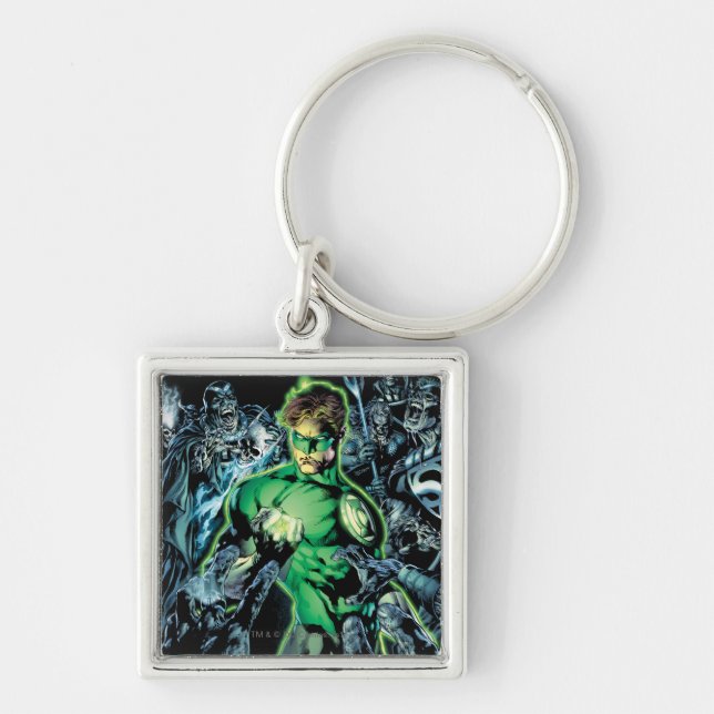 Green Lantern Surrounded - Colour Key Ring (Front)