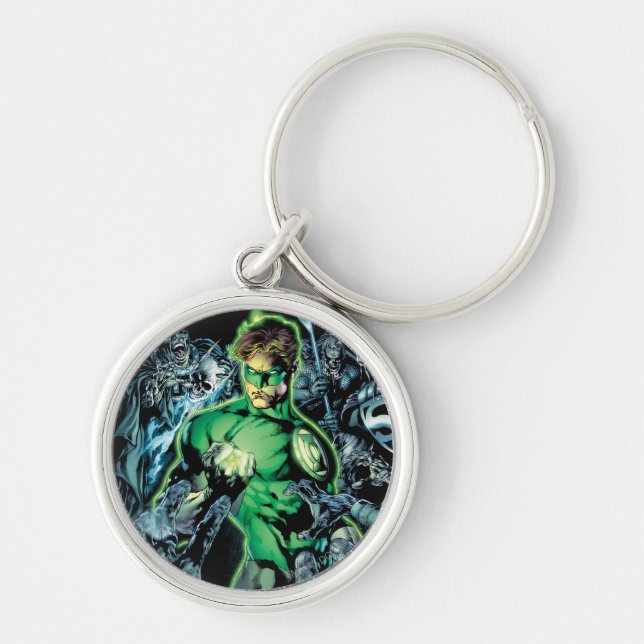 Green Lantern Surrounded - Colour Key Ring (Front)