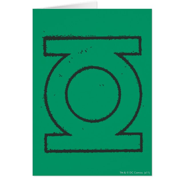 Green Lantern Symbol BW (Front)
