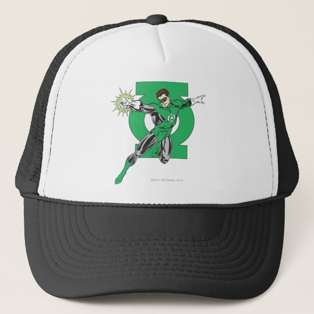 Green Lantern & Symbol Trucker Hat (Front)