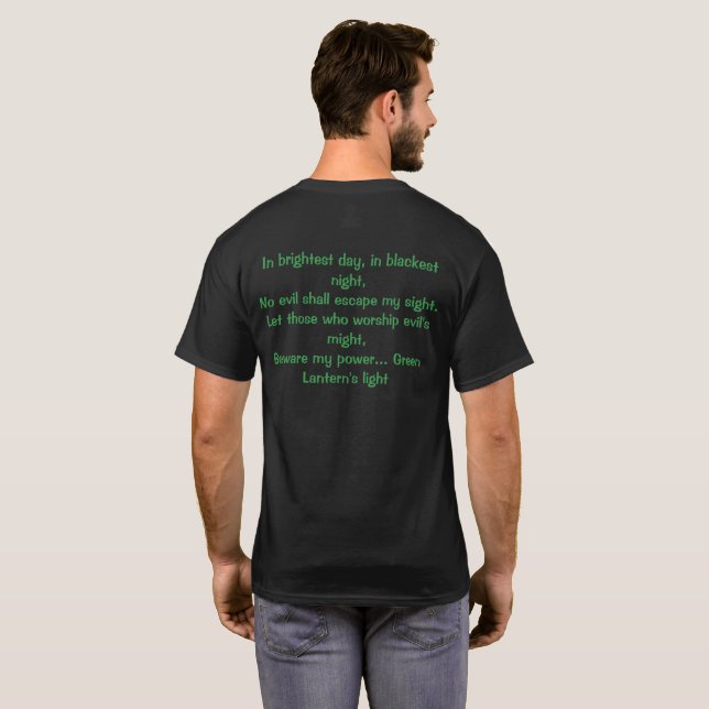 Green lantern t-shirt   (Back Full)