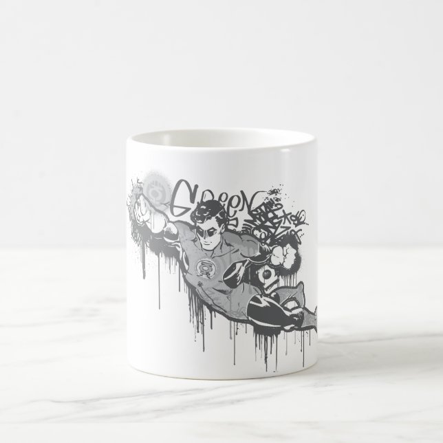 Green Lantern - Twisted Innocence BW Coffee Mug (Center)