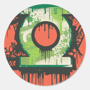 Green Lantern - Twisted Innocence Symbol Classic Round Sticker