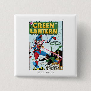 Green Lantern vs Clown 15 Cm Square Badge