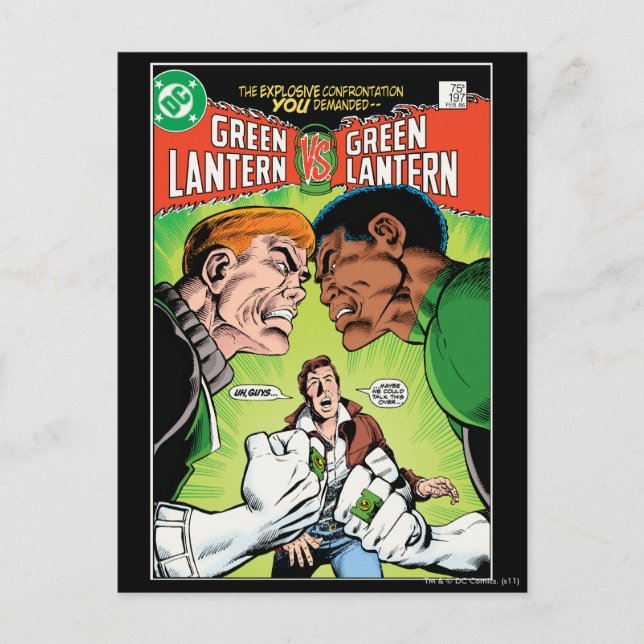 Green Lantern vs Green Lantern Postcard (Front)