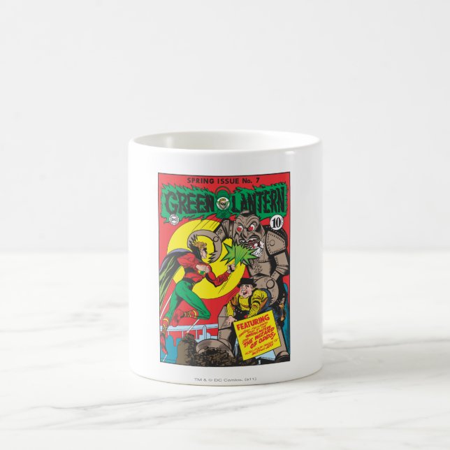 Green Lantern vs The Wizard of Odds Coffee Mug (Center)