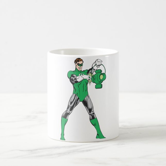 Green Lantern with Lantern Coffee Mug (Center)