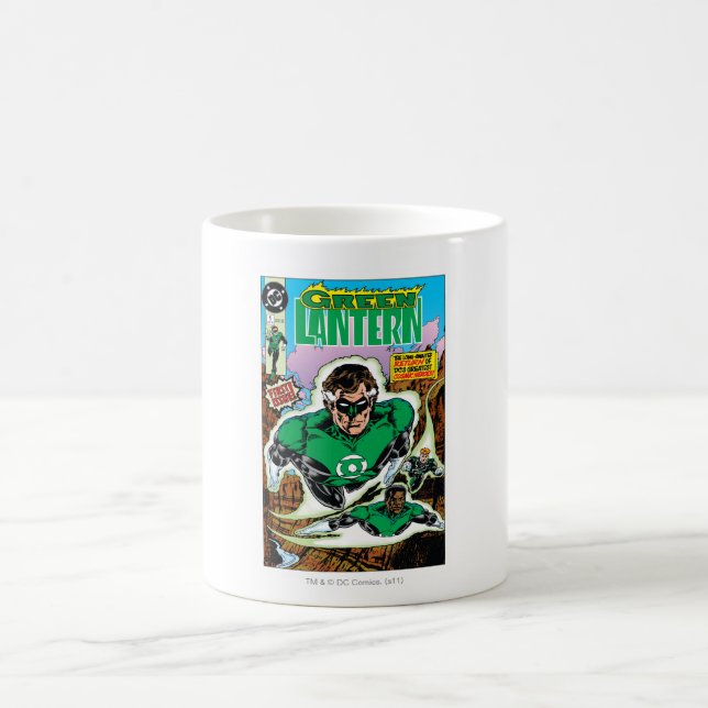 Green Lanterns Flying Coffee Mug (Center)