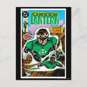Green Lanterns Flying Postcard