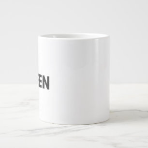 green large coffee mug