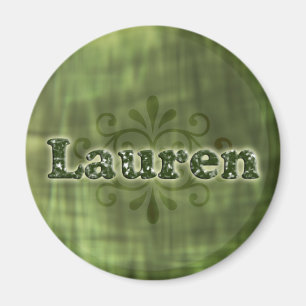 Green Lauren Magnet