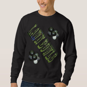Green Lawn Bowls Logo And Lawn Bowls, Sweatshirt
