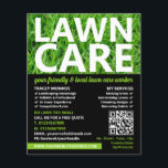 Green Lawn, Lawn Care Services Flyer<br><div class="desc">Green Lawn,  Lawn Care Services Advertising Flyer by The Business Card Store.</div>