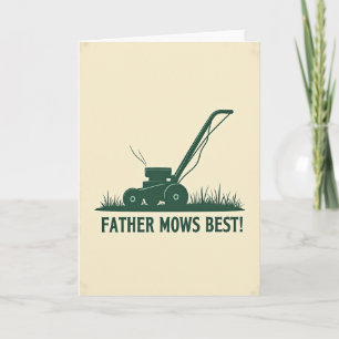 Green Lawn Sweet Fathers Day Card