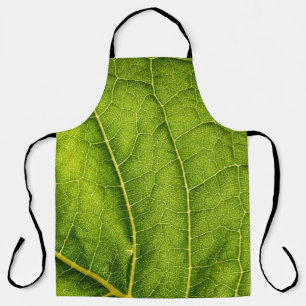 Green leaf apron