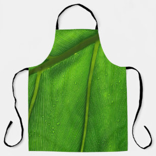 Green leaf apron