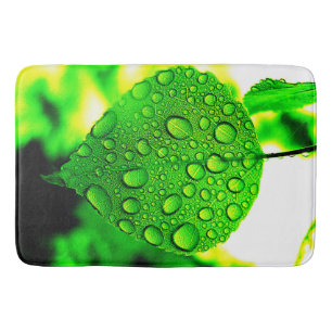 Green Leaf Bath Mat