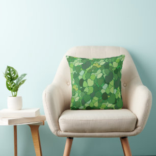 Green Leaf Botanical Cushion