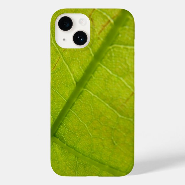 Green Leaf Botanical Nature Photography Case-Mate iPhone Case (Back)