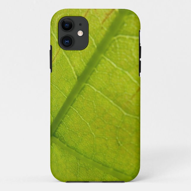 Green Leaf Botanical Nature Photography Case-Mate iPhone Case (Back)