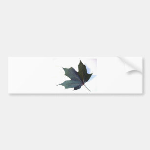 Green Leaf Bumper Sticker