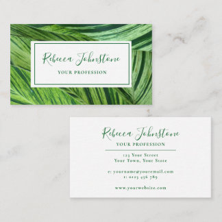 Green Leaf Classic Business Card