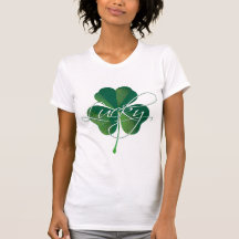 Green  Leaf Clover Lucky St. Patrick's Day 