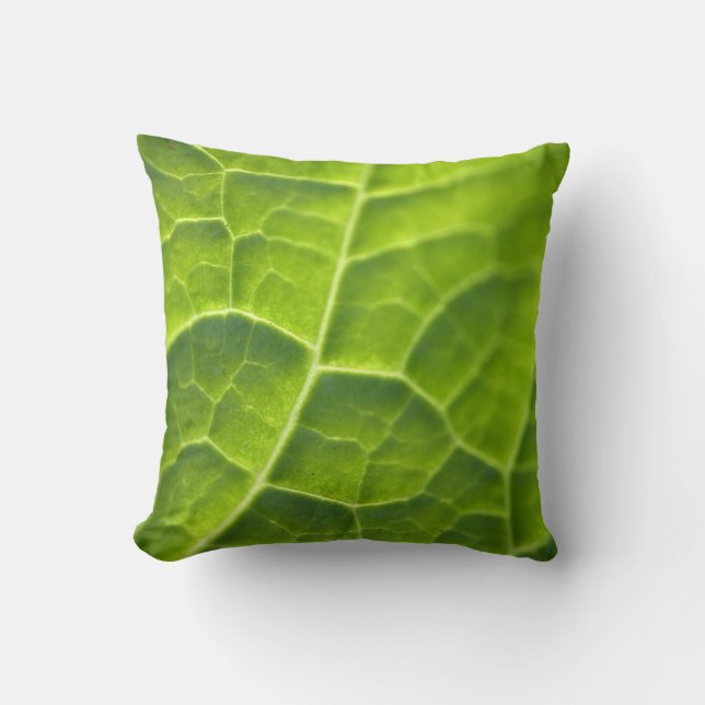 Green Leaf Cushion (Front)