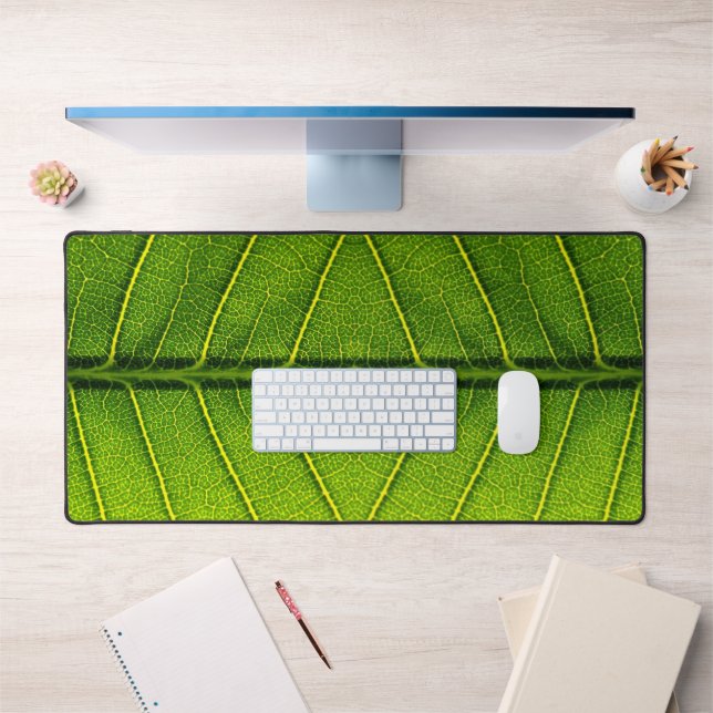 Green leaf desk mat (Office 1)