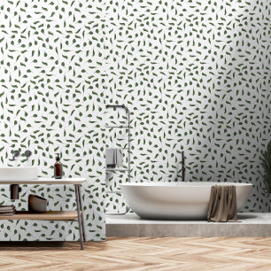 Green leaf foliage nature woodland outdoor pattern wallpaper