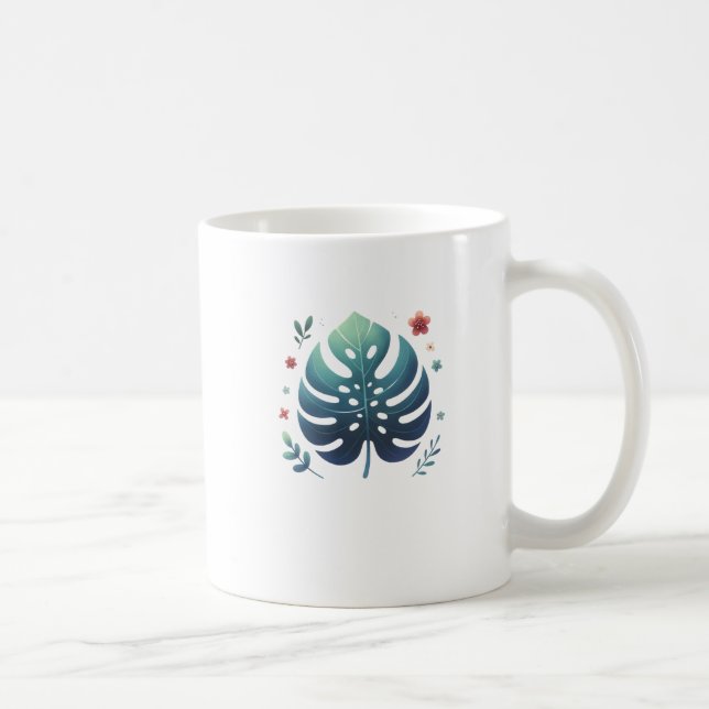 green leaf for mugs (Right)