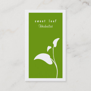 Green Leaf Herbalist Business Card