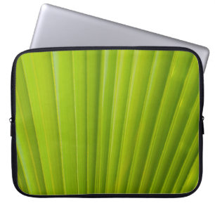 Green leaf laptop sleeve