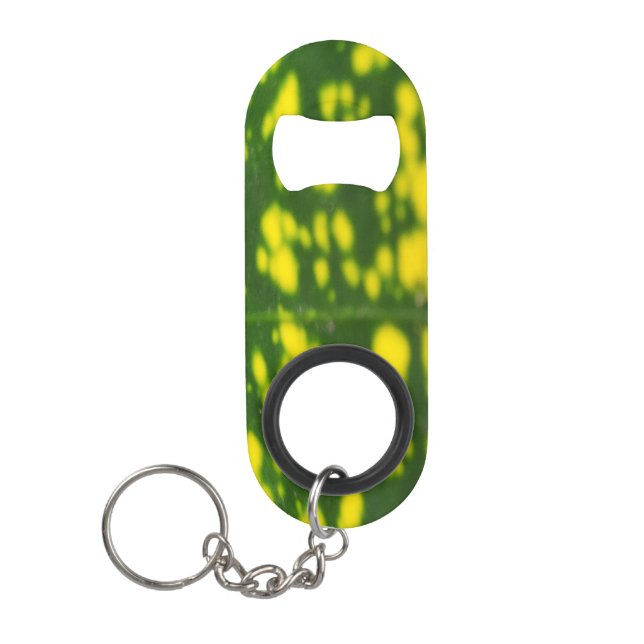 Green Leaf Mini Bottle Opener  (Front)