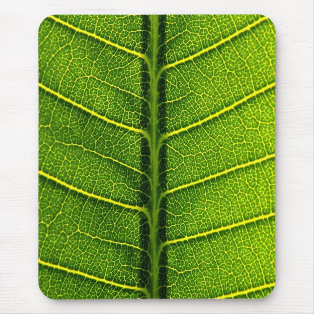 Green leaf mouse pad (Front)
