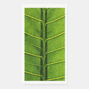 Green leaf napkin