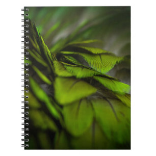 Green leaf notebook