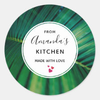 Green Leaf Palm Frond Nature Photo Kitchen