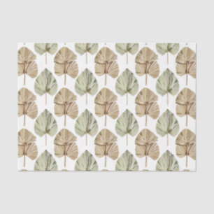 Green Leaf Pattern 2 Tissue Paper